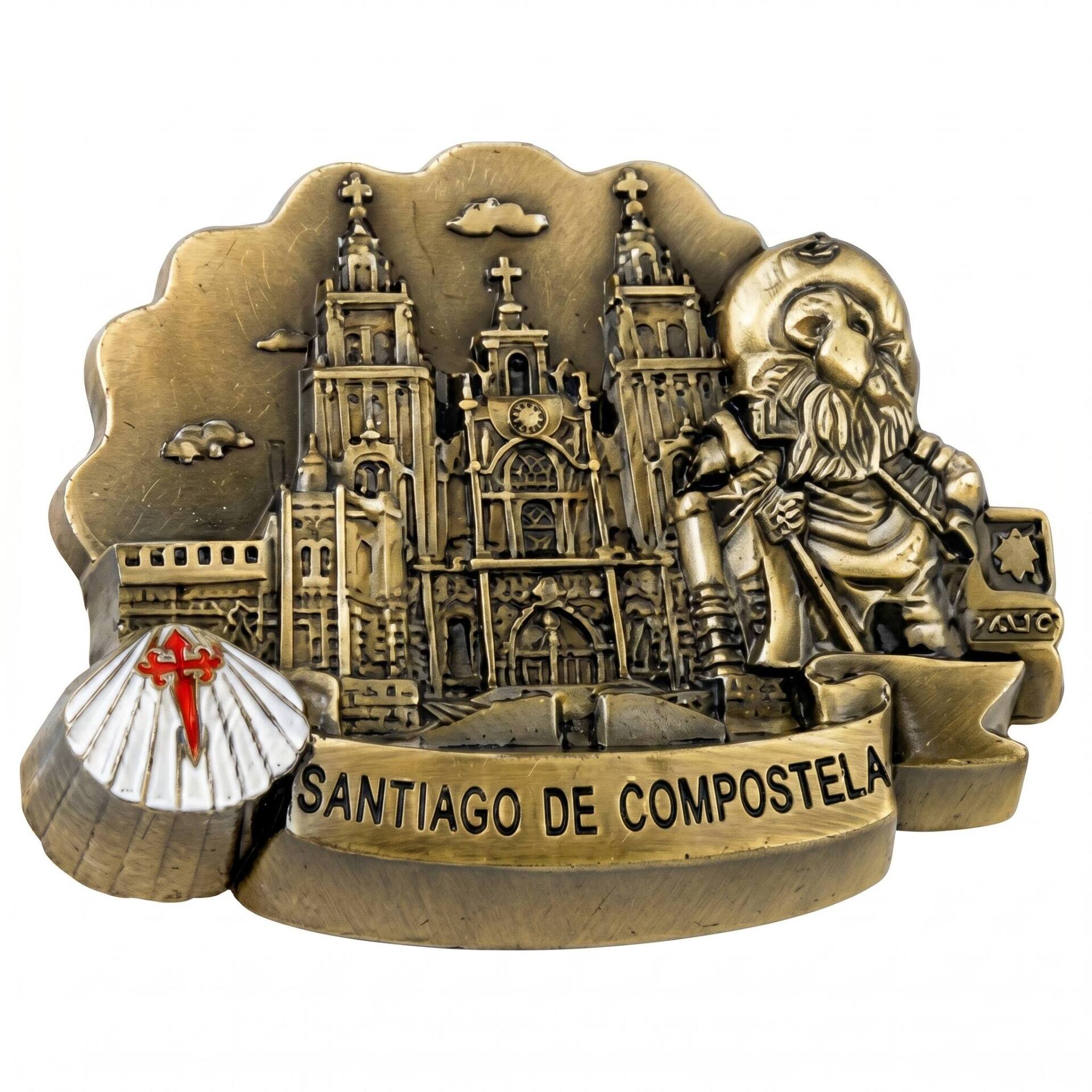 Iman de bronce - Santiago (Catedral y Monje)