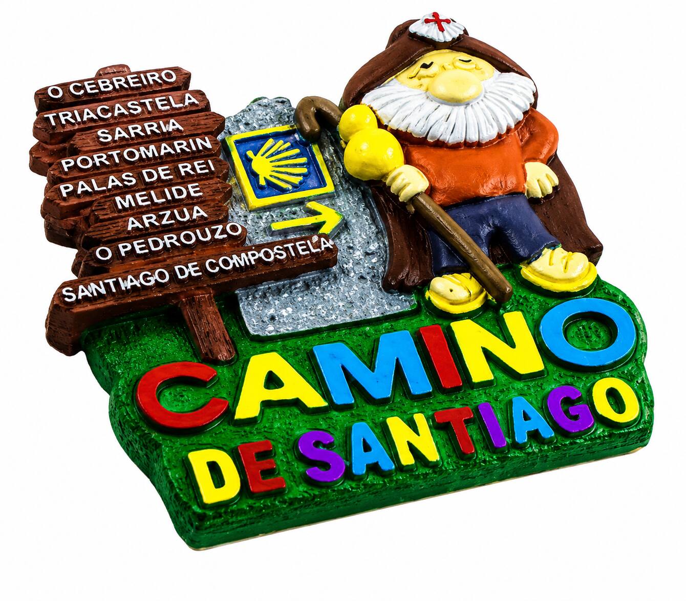 Iman de resina - Anciano (Camino de Santiago)