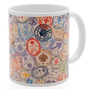 Taza sellos Camino De Santiago